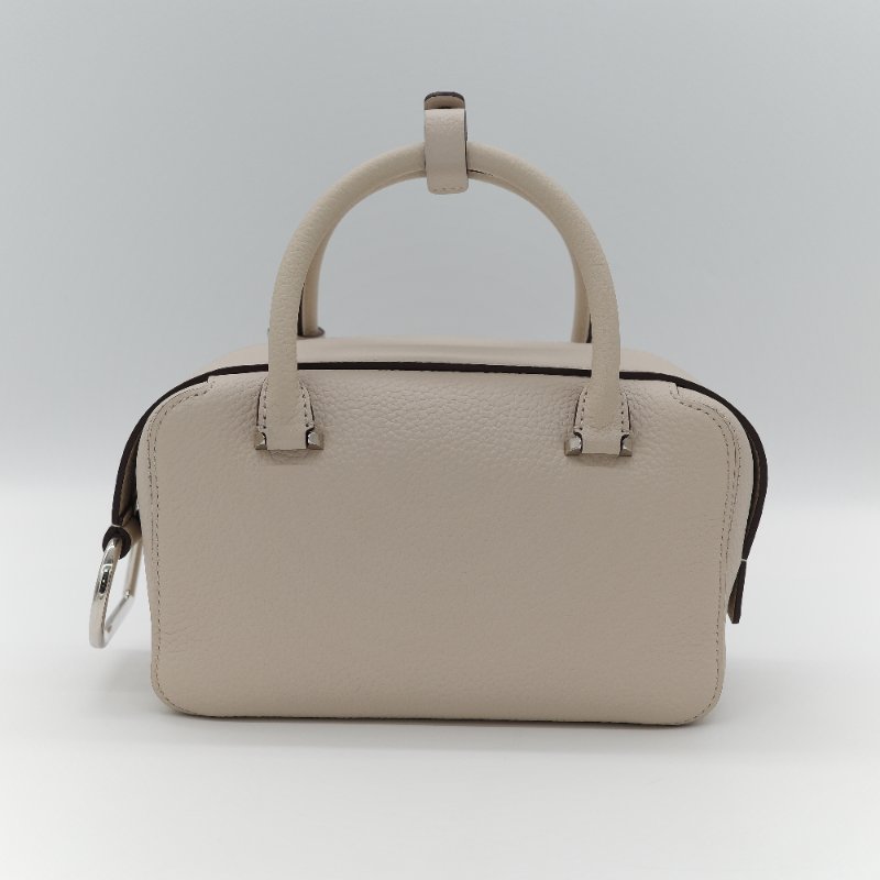 專櫃12 萬🌟全套全配(超級新♥️絕美必入)Delvaux 德爾沃 Cool Box 奶白色 百合白 牛皮 Mini 21cm 手提包 斜挎包-4