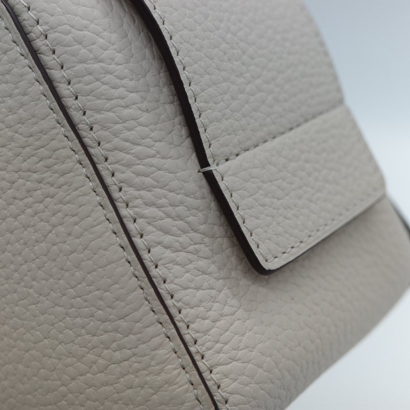 專櫃12 萬🌟全套全配(超級新♥️絕美必入)Delvaux 德爾沃 Cool Box 奶白色 百合白 牛皮 Mini 21cm 手提包 斜挎包-14