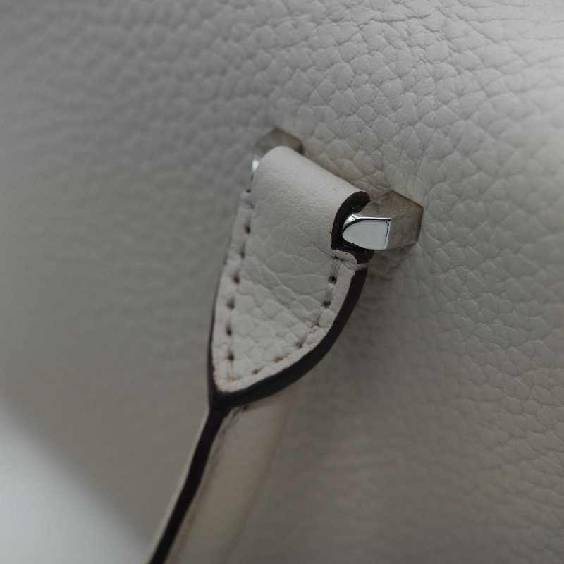 專櫃12 萬🌟全套全配(超級新♥️絕美必入)Delvaux 德爾沃 Cool Box 奶白色 百合白 牛皮 Mini 21cm 手提包 斜挎包-17