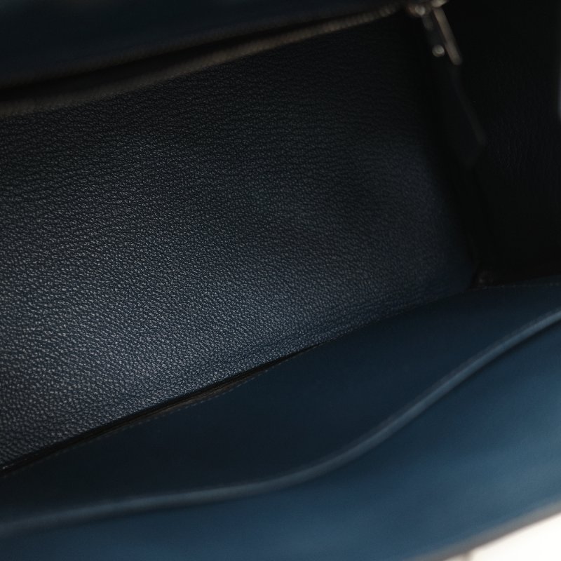 (全新品🌟)Hermès 愛馬仕 Birkin 25 普魯士藍 Togo 小牛皮 銀扣 手提包 柏金包 W 刻-20