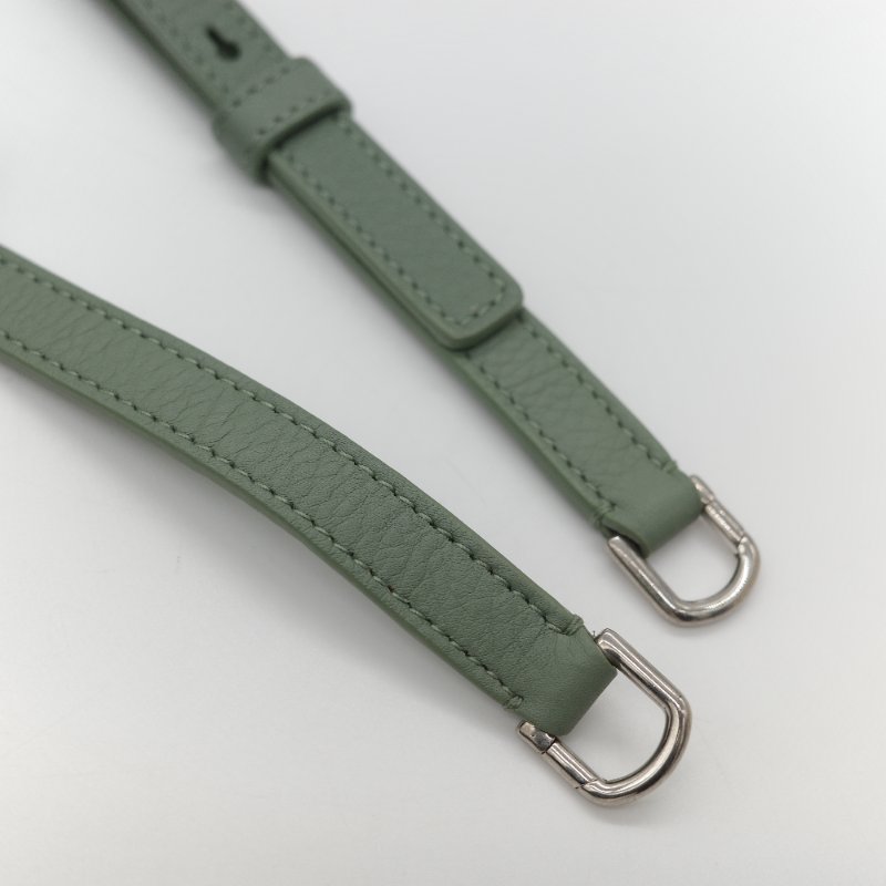 (全套全配♥️)Loro Piana Extra Pocket L19 綠色 小牛皮 手提包 斜背包 化妝包-20