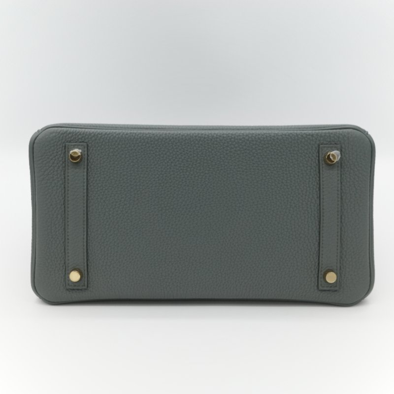 Hermès 愛馬仕 Birkin 30 杏仁綠 金釦 Togo 牛皮 手提 鉑金包 D 刻-7