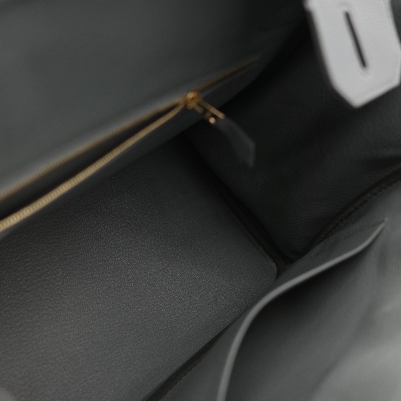 Hermès 愛馬仕 Birkin 30 杏仁綠 金釦 Togo 牛皮 手提 鉑金包 D 刻-21