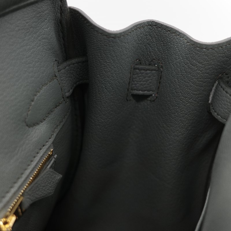Hermès 愛馬仕 Birkin 30 杏仁綠 金釦 Togo 牛皮 手提 鉑金包 D 刻-23