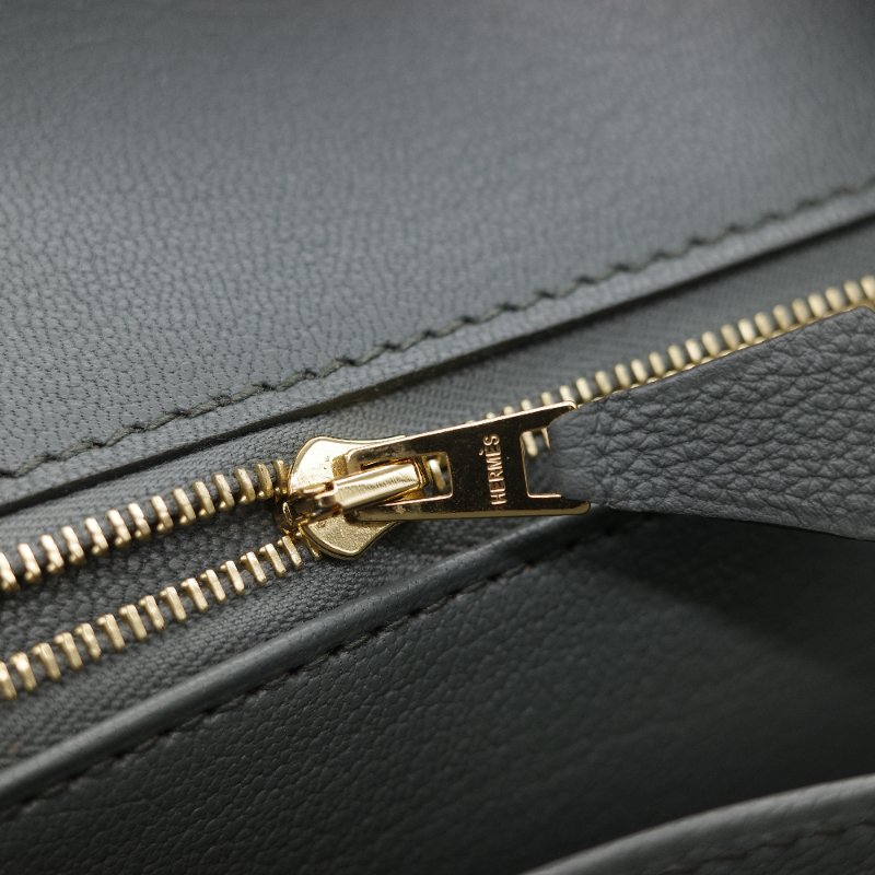 Hermès 愛馬仕 Birkin 30 杏仁綠 金釦 Togo 牛皮 手提 鉑金包 D 刻-25