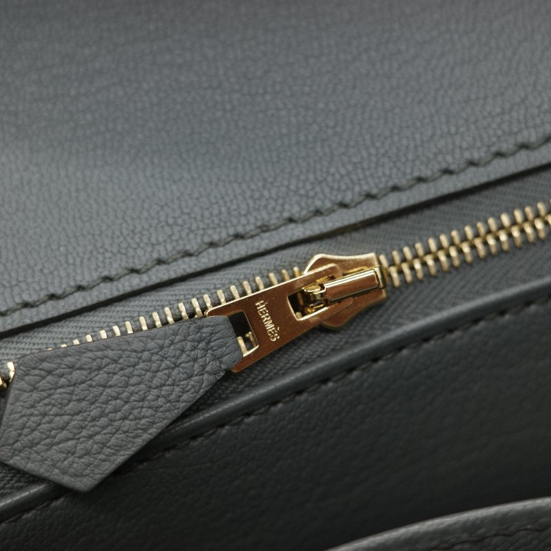 Hermès 愛馬仕 Birkin 30 杏仁綠 金釦 Togo 牛皮 手提 鉑金包 D 刻-26