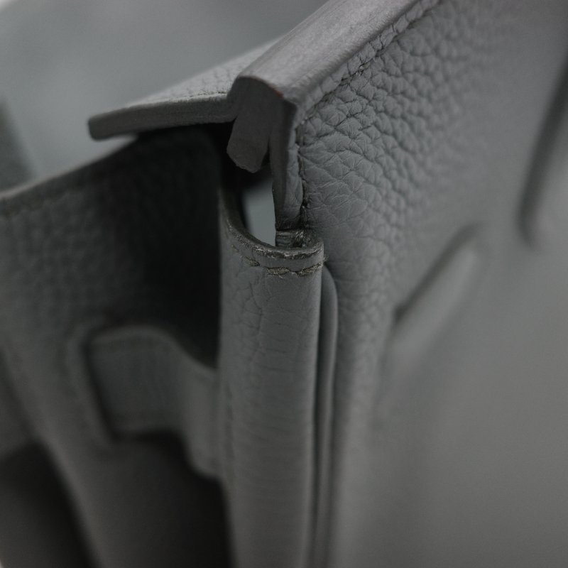 Hermès 愛馬仕 Birkin 30 杏仁綠 金釦 Togo 牛皮 手提 鉑金包 D 刻-28