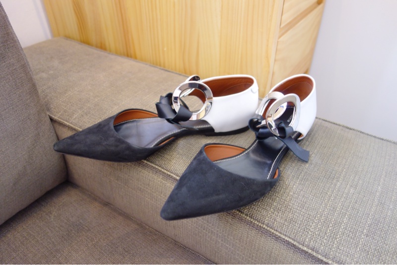 Proenza Schouler PS 綁帶平底鞋 EU40-2