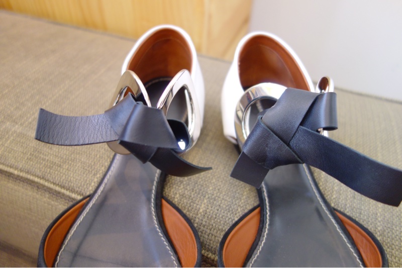 Proenza Schouler PS 綁帶平底鞋 EU40-3