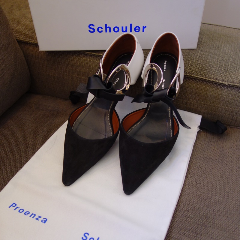 Proenza Schouler PS 綁帶平底鞋 EU40-5