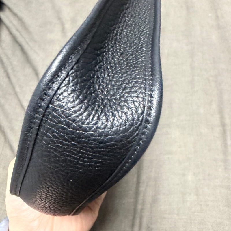 HERMES MINI EVELYNE 黑銀 全配-7