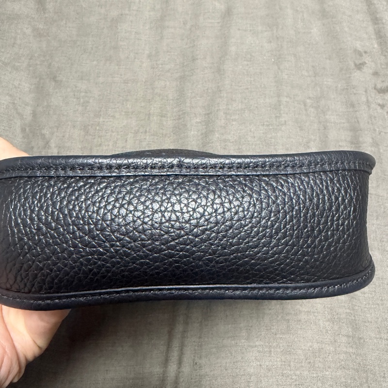 HERMES MINI EVELYNE 黑銀 全配-9