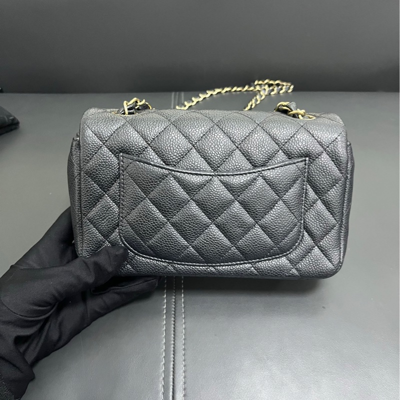 Chanel Classic Flap Mini Caviar Leather x Ghw-2