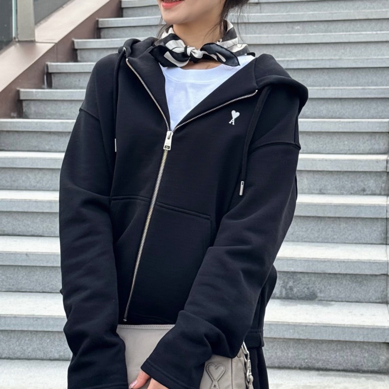 Ami Paris❣️ 女款 連帽外套 #XS S XL-4