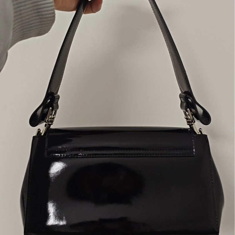 【Nana女孩看過來🖤朋克主義🤘🏻全網稀有】Vivienne Westwood 西太后 HAZEL 手提|斜揹|單肩包 中號 黑色-4