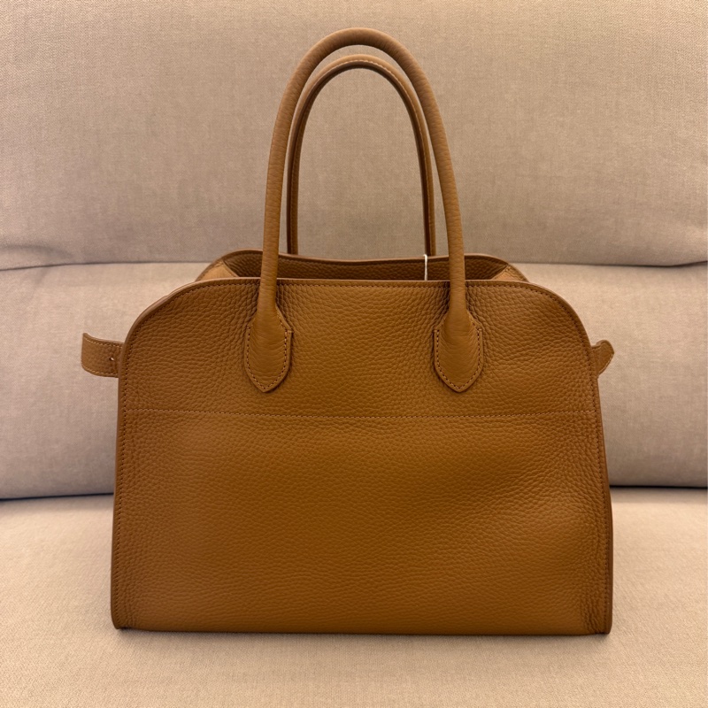 The Row Margaux 12 in Rubber Ans Grained Leather-5