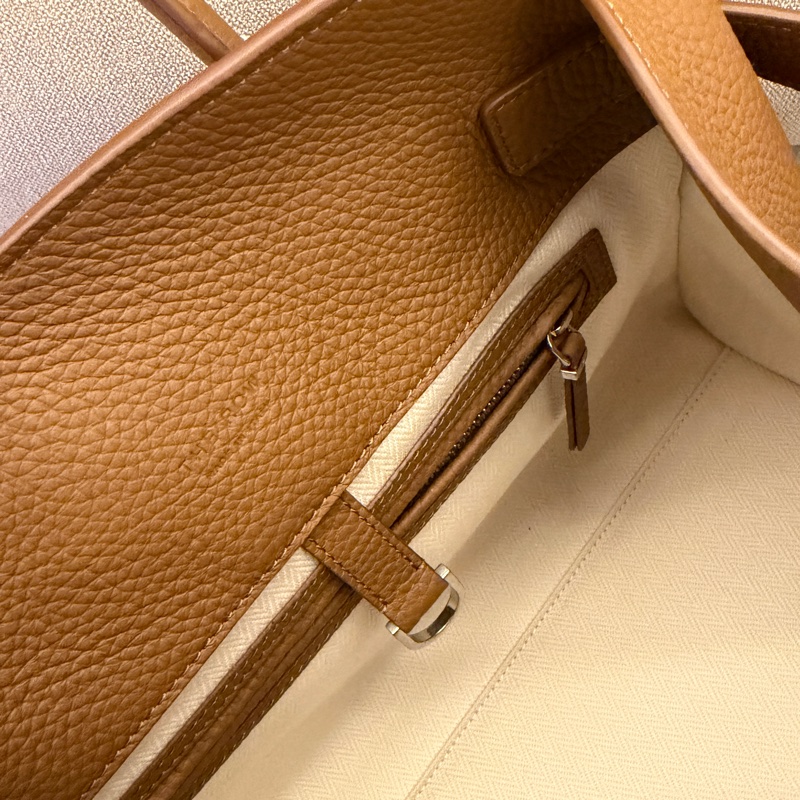 The Row Margaux 12 in Rubber Ans Grained Leather-12