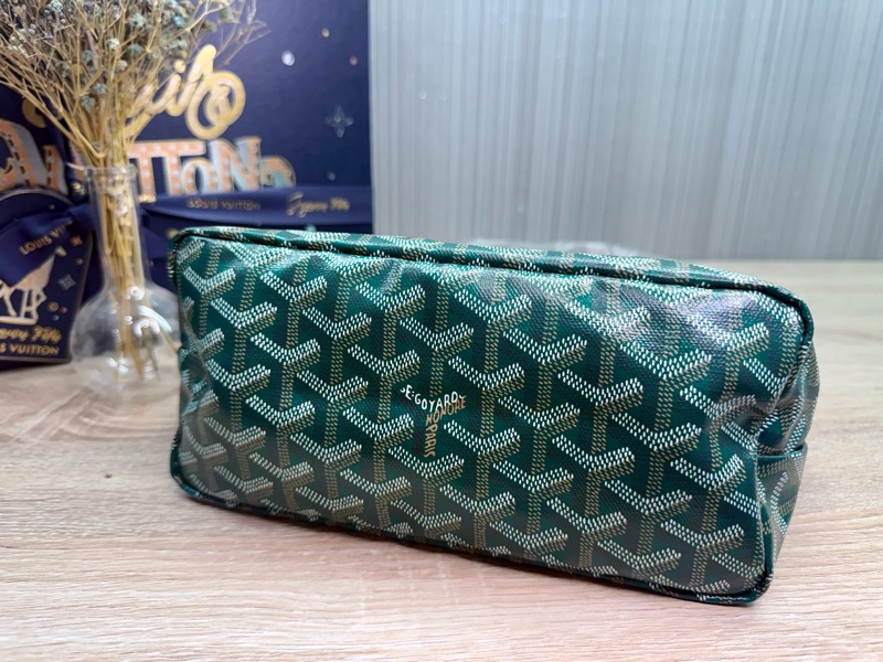 Goyard mini HOBO綠色戈雅迷你HOBO肩背手提托特包購物包-6