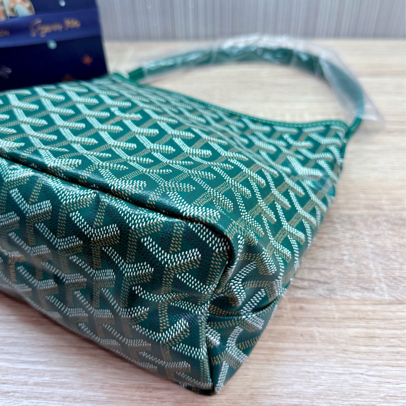 Goyard mini HOBO綠色戈雅迷你HOBO肩背手提托特包購物包-9