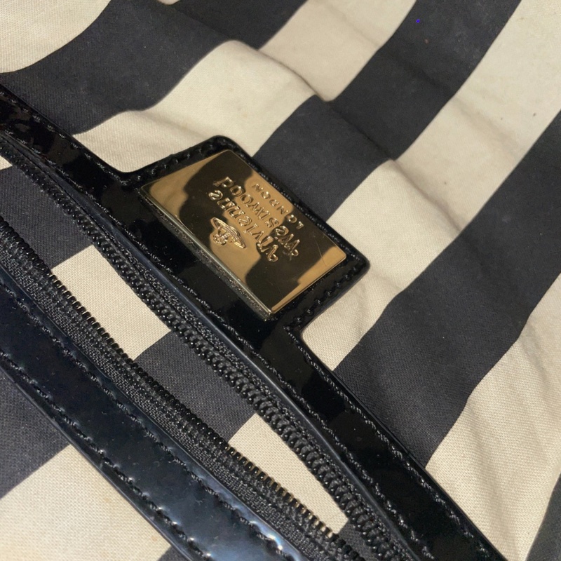 【復古反叛✨全網最低價❗️】西太后 Vintage Vivienne Westwood 正品絕版 毛氈保齡球包-7