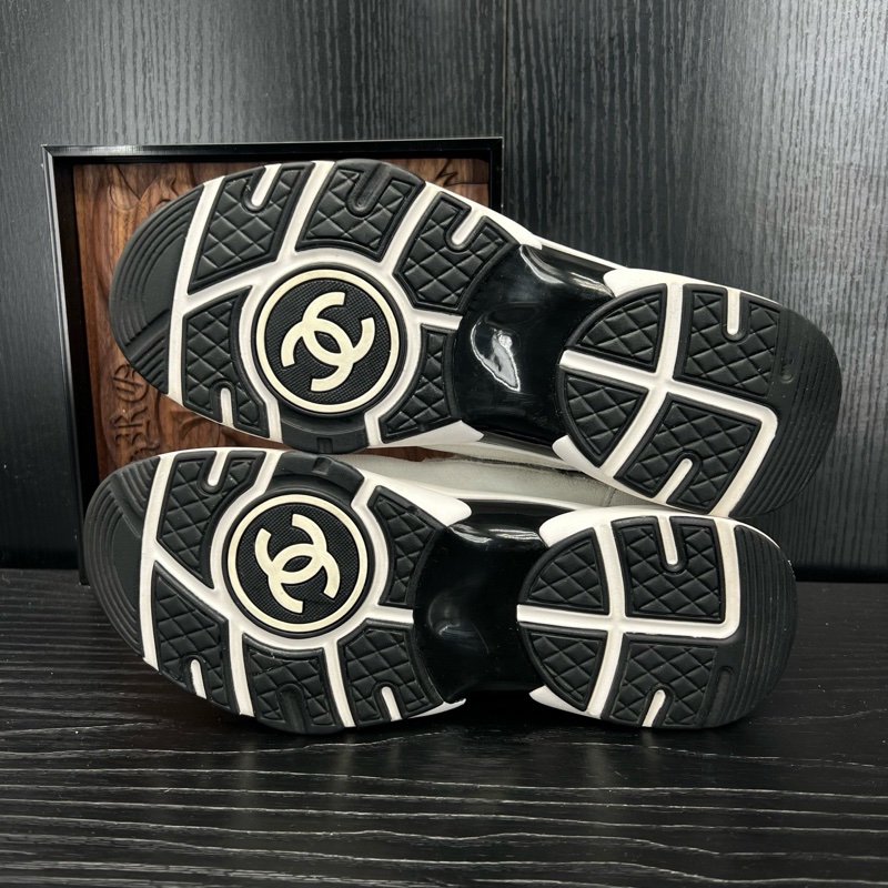 Chanel香奈兒 白麂皮運動鞋 36.5 碼-3