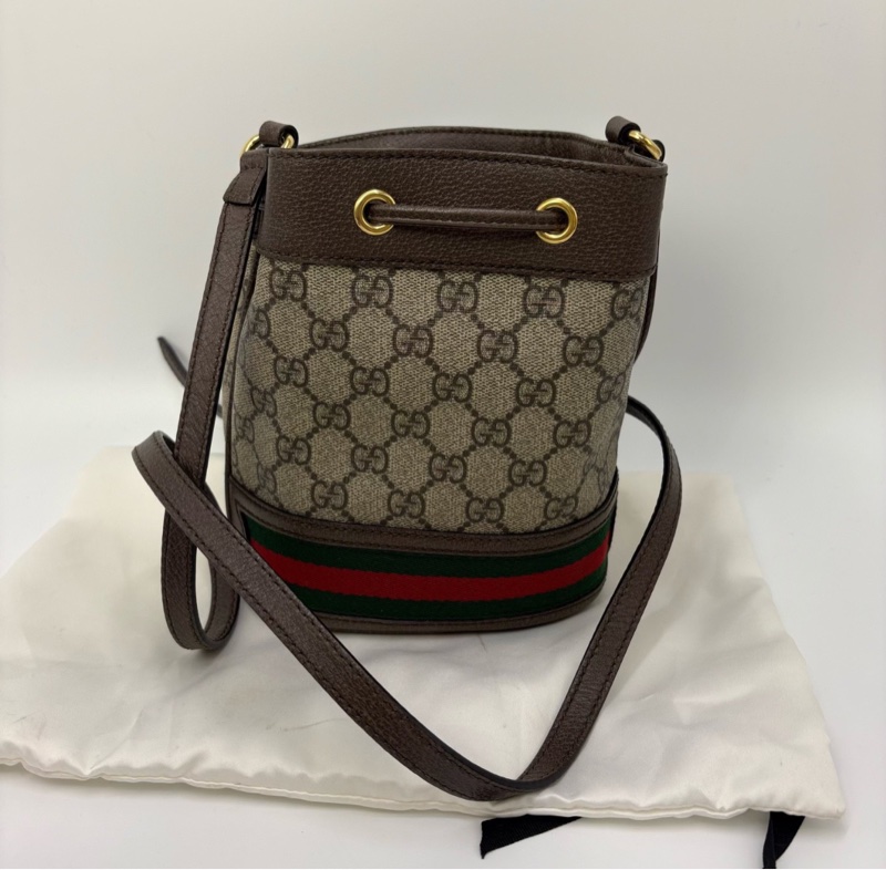 【有購證✨小巧可愛✨全網最低價】Gucci Ophidia系列老花水桶包-2