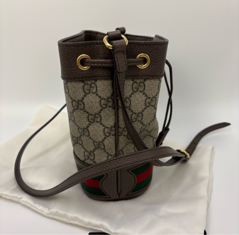 【有購證✨小巧可愛✨全網最低價】Gucci Ophidia系列老花水桶包-3