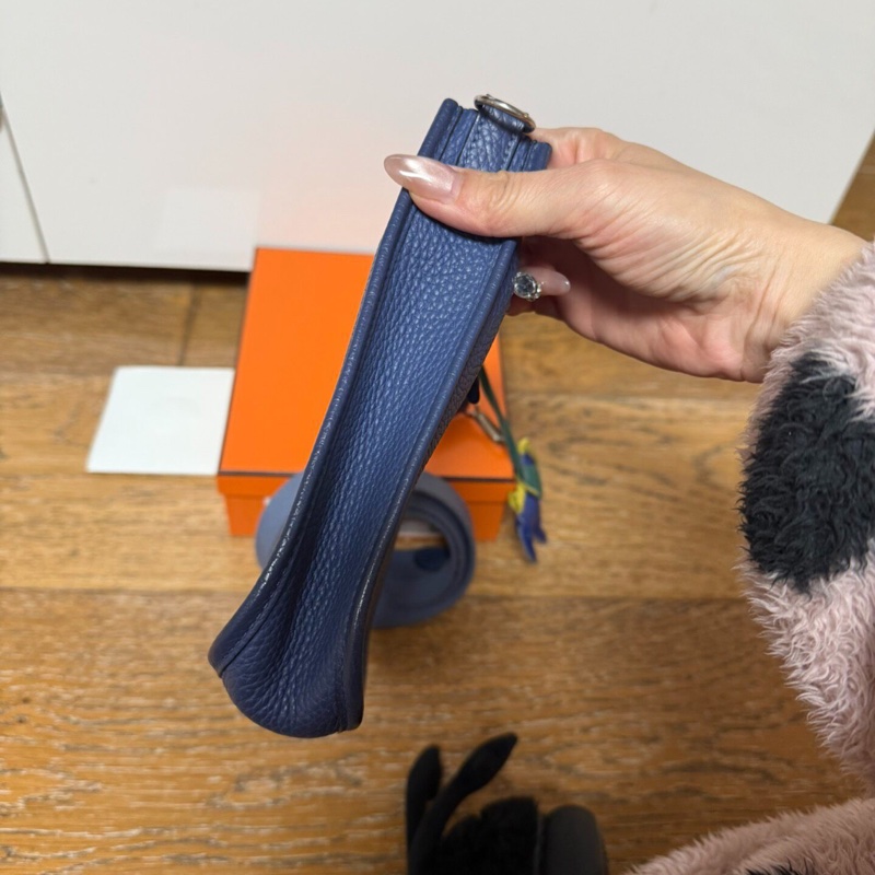 【高貴藍色💙養馬人入門之選✨全網最低價】Hermes Evelyne 16 伊芙琳小號 單肩包|斜背包-6