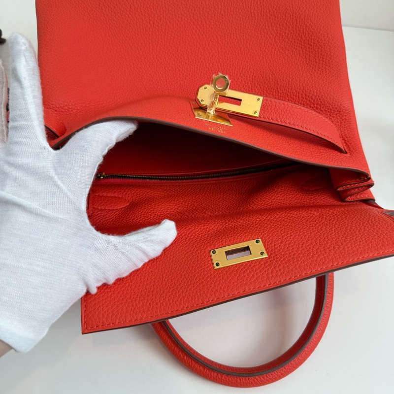 Hermès Kelly 28(凱莉包,28cm,常見尺寸28×22×10cm)-17
