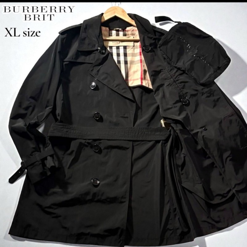 XL碼/未使用級/Burberry 時尚男神風衣-0