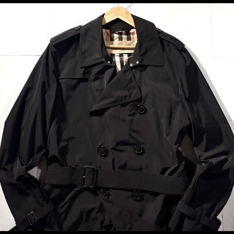 XL碼/未使用級/Burberry 時尚男神風衣-4