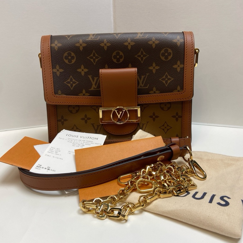 LV/路易威登 达芙妮中号 20年带芯片 99新 尺寸:25×10×19-1