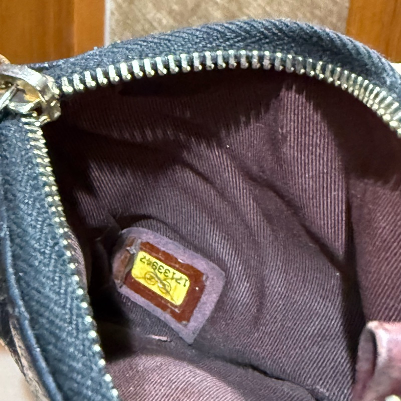 chanel 香奈兒 零錢包 黑色 一字零錢包 小廢包 黑金 附防塵袋 副廠鏈子 出清-9