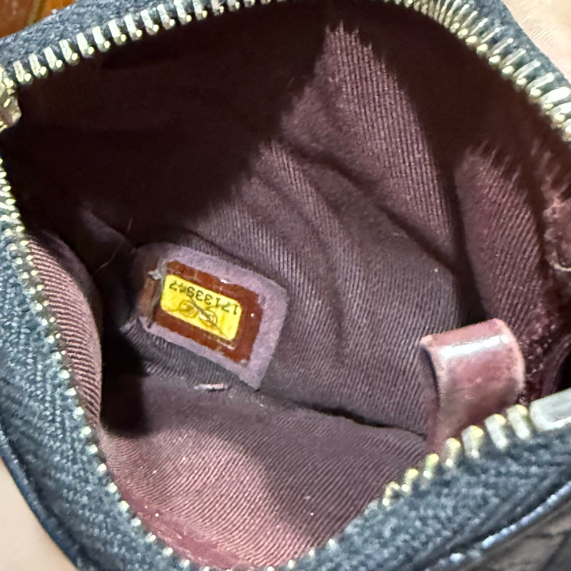 chanel 香奈兒 零錢包 黑色 一字零錢包 小廢包 黑金 附防塵袋 副廠鏈子 出清-13