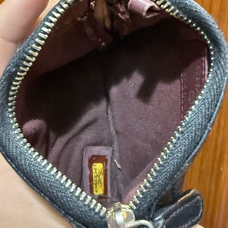 chanel 香奈兒 零錢包 黑色 一字零錢包 小廢包 黑金 附防塵袋 副廠鏈子 出清-15