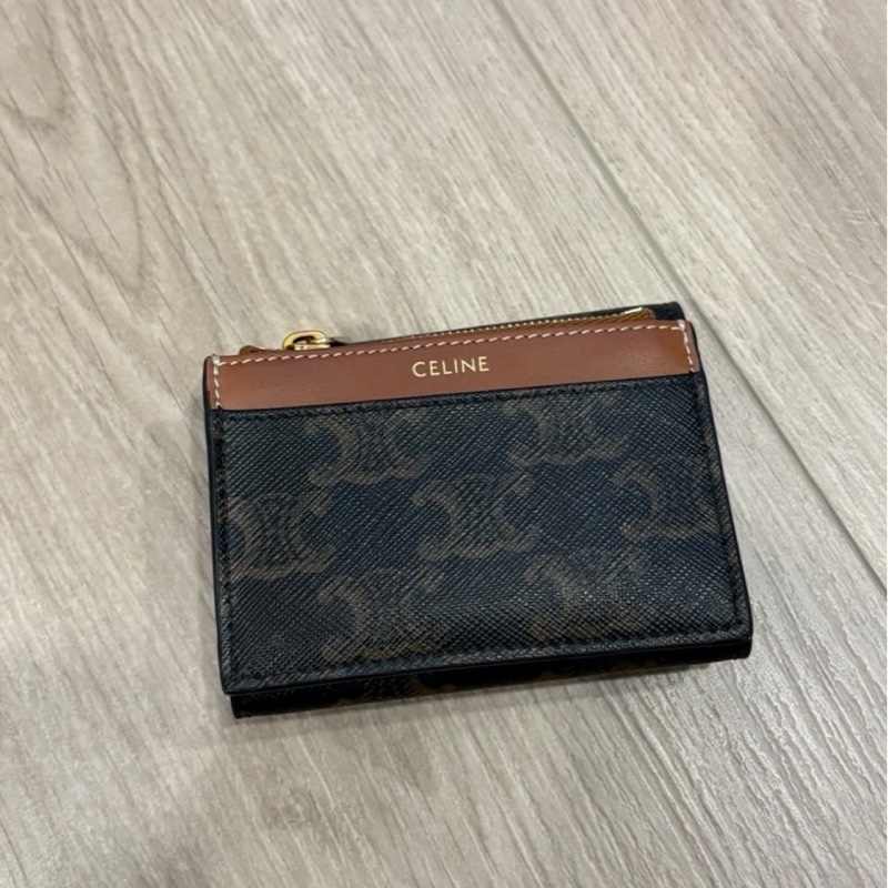 CELINE 凱旋門二合一可拆式短夾-2