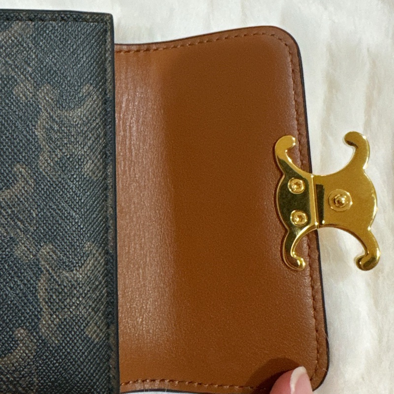 CELINE 凱旋門二合一可拆式短夾-13