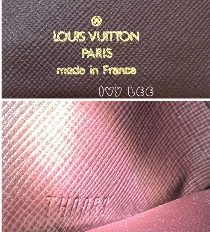LOUIS VUITTON Monogram單寧 短夾 櫻桃紅 M92241正品 二手精品-14