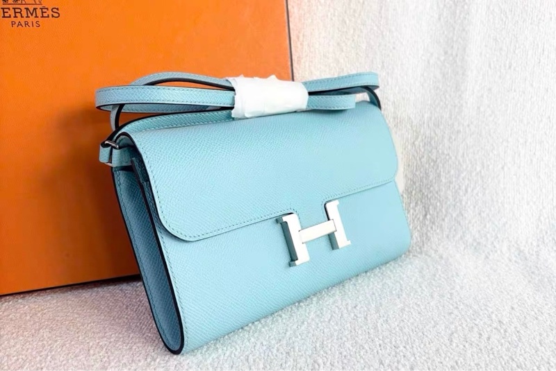 Hermes愛馬仕Constance 康康 Togo  Z刻 馬卡藍色銀扣 epsom皮-3