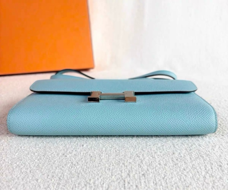 Hermes愛馬仕Constance 康康 Togo  Z刻 馬卡藍色銀扣 epsom皮-4