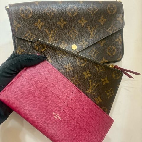 Louis Vuitton 老花 三合一 WOC