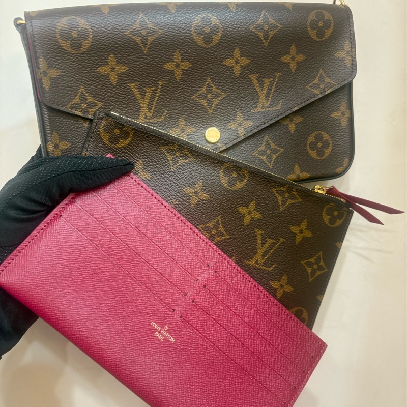Louis Vuitton 老花 三合一 WOC-0