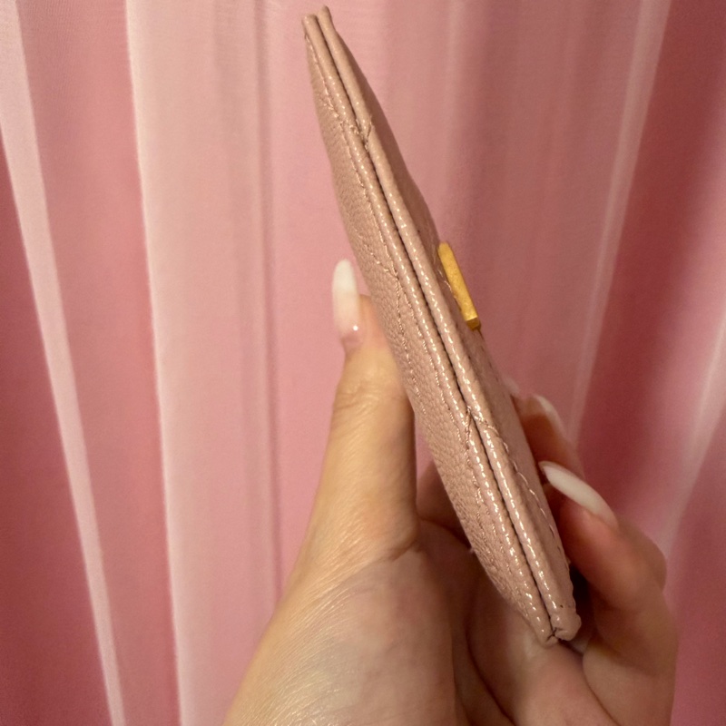YSL 粉色卡夾-4