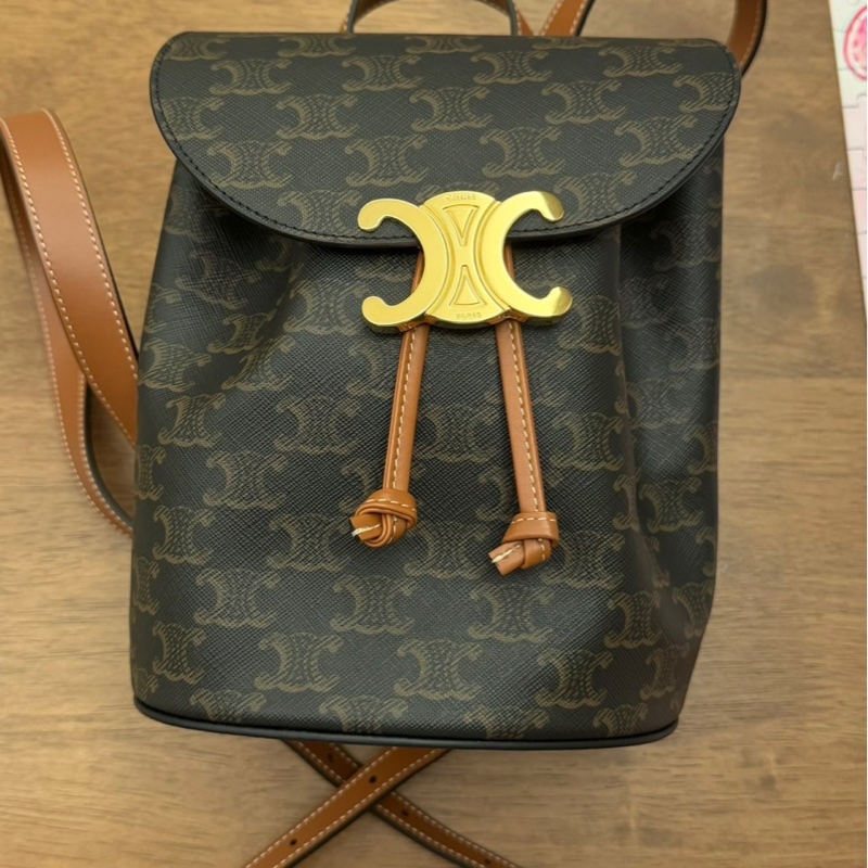 celine 凱旋門 後背包 雙肩包-0