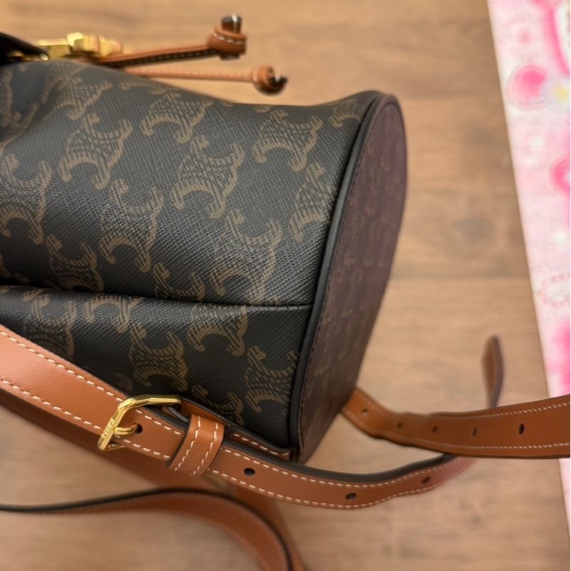 celine 凱旋門 後背包 雙肩包-4