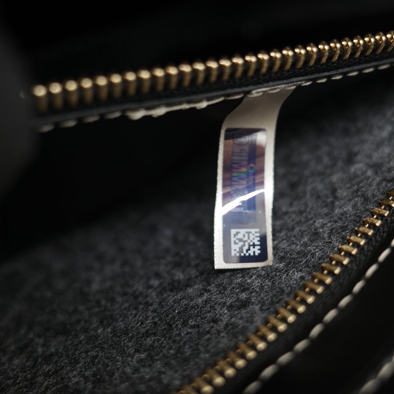 Chloé 蔻依 Woody 小號 黑灰色毛呢 單肩包 托特包-18