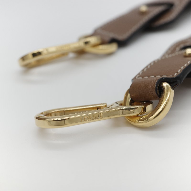 Loewe 羅威 Puzzle 中型 大象灰 奶咖色 牛皮 拼圖包 斜挎包 單肩包-30