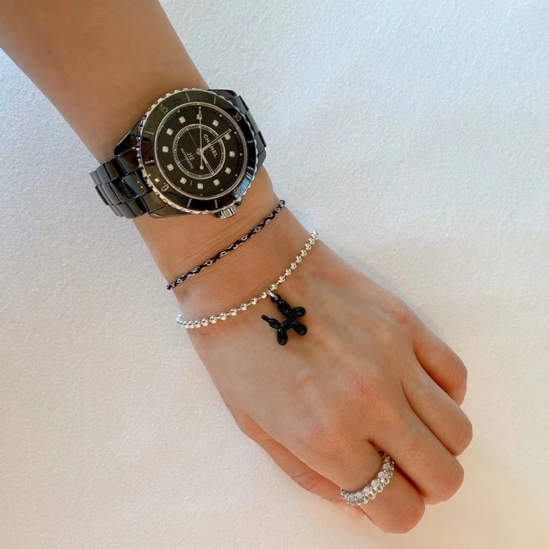 香奈兒黑色j12🔆滿鑽 38mm 👨✈️專櫃近40萬 #男錶🌍🌔🌏-11