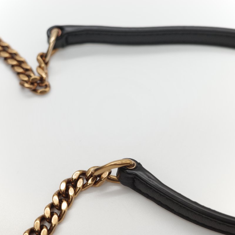 Saint Laurent 聖羅蘭 黑色菱格紋 絎縫 柔軟小羊皮 肩背 迷你圓筒包單肩包-17