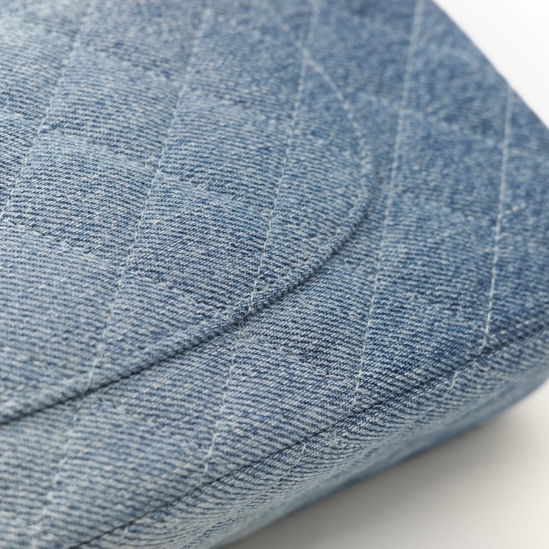 24春夏款♥️ Chanel 香奈兒  CF25 中型 牛仔丹寧 漸變色 羊皮內裡 鏈條包 斜挎包 口蓋包-15